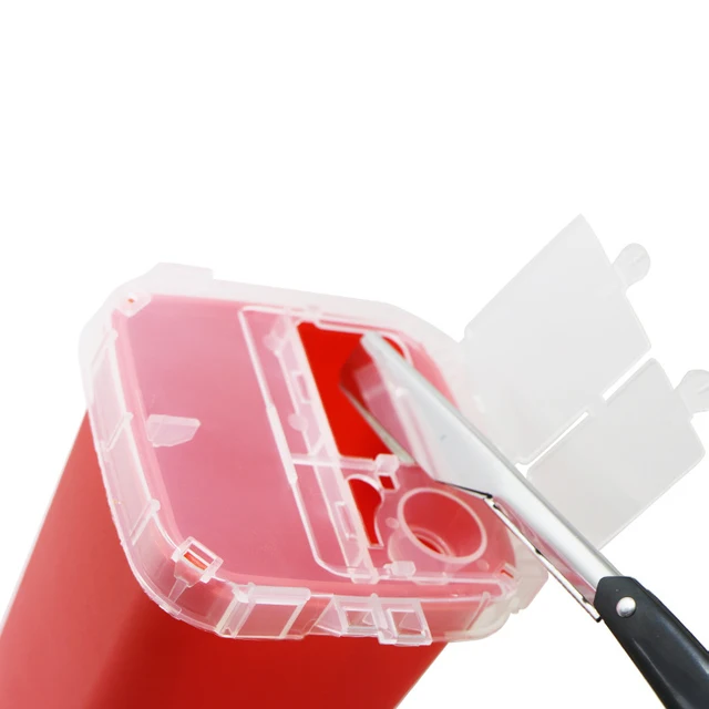 Barber Shop Accessories Feather Razor Blade Disposal Case Trash Can Easy to Be Cleaned Disposable Recycling Bin Box 5