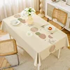 Rectangular dining tablecloths Circular tablecloths Oil- and water-resistant tablecloths Coffee tablecloths Kitchen decoration 5