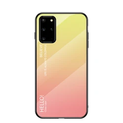 Colorful Gradient Tempered Glass Case Cover - Galaxy S9 Plus (01)