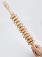 Wood Therapy Roller Gear Stick Massage Tool Cellulite Slimming Roller Massager Lymphatic Drainage Body Shaping Trigger Stick 4