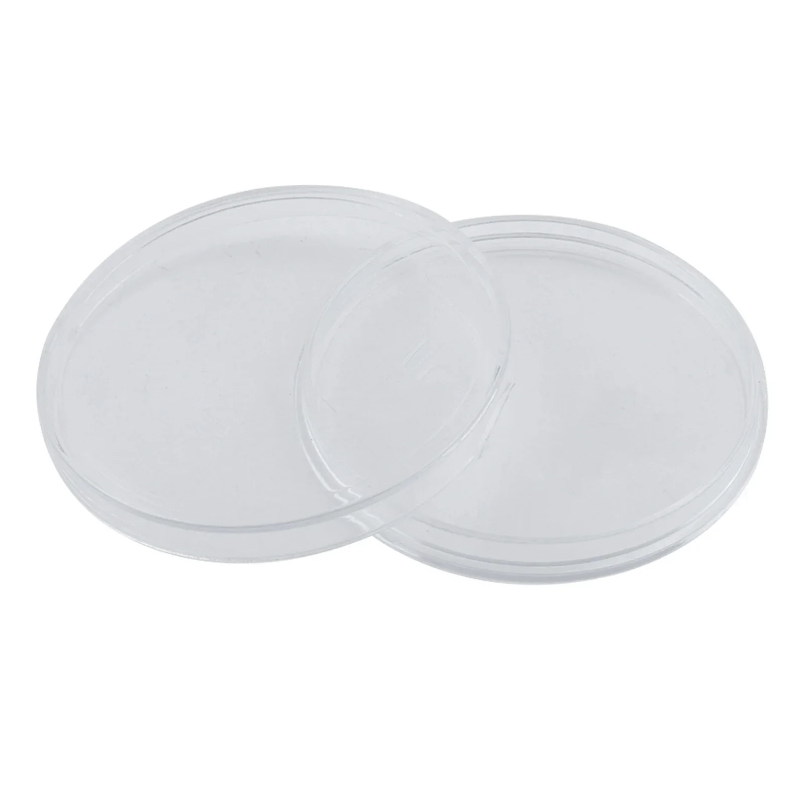100pcs Coin Capsules 38mm Accessories Clear Collection Round Storage Transparent Case Container Holder Plastic 6
