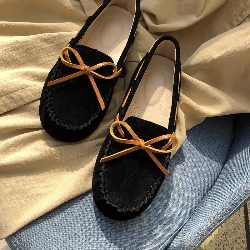 

MOOKIAPI Chinese brand high quality women's shoes, 100% leather woman fla, classic women's loafers shoes, free delivery