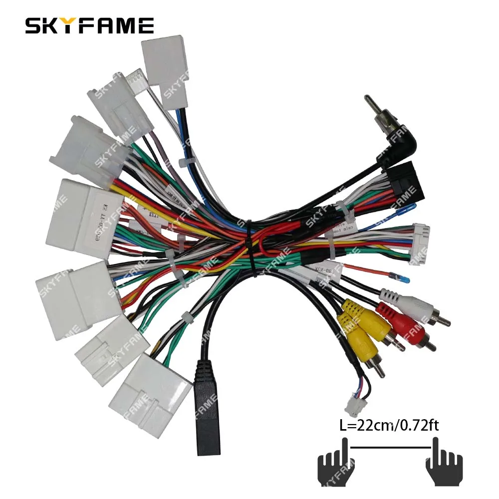 16Pin Car Wiring Harness Adapter Canbus Box For Toyota RAV4 C-HR Highlander Levin Corolla Camry Reiz Hilux car wire cable adapter
