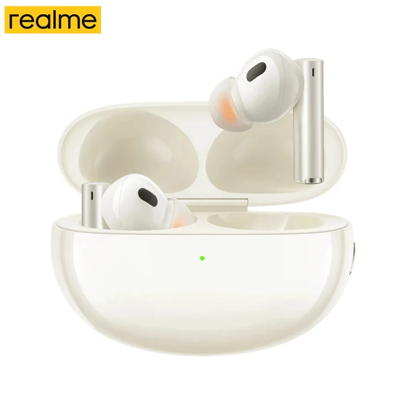 

Realme Buds Air 5 Pro TWS Bluetooth 5.3 Earphone 40ms Game with Low Latency Active Noise Cancelling Air5 Pro 40Hour Battery Life