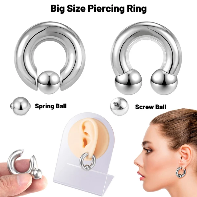 achat Piercing anneau captif style pince à linge