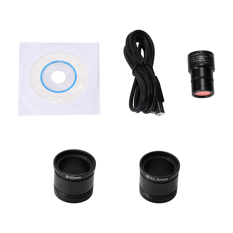 

5MP CMOS USB2.0 Microscope Ocular Adapter Electronic Digital Eyepiece HD Microscope Camera For Microscopio