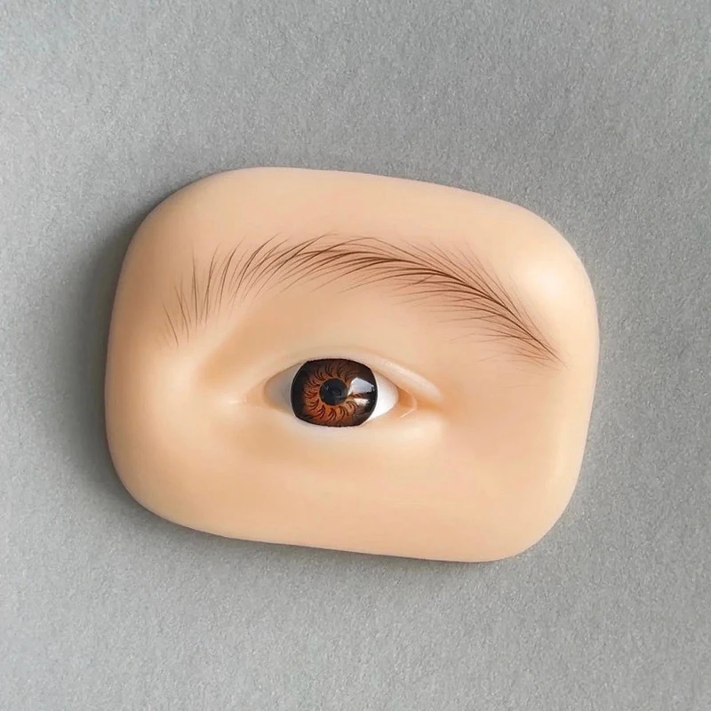 재사용 가능한 5D 연습 메이크업 실리콘 얼굴 눈 메이크업 연습 보드 패드, 실..
