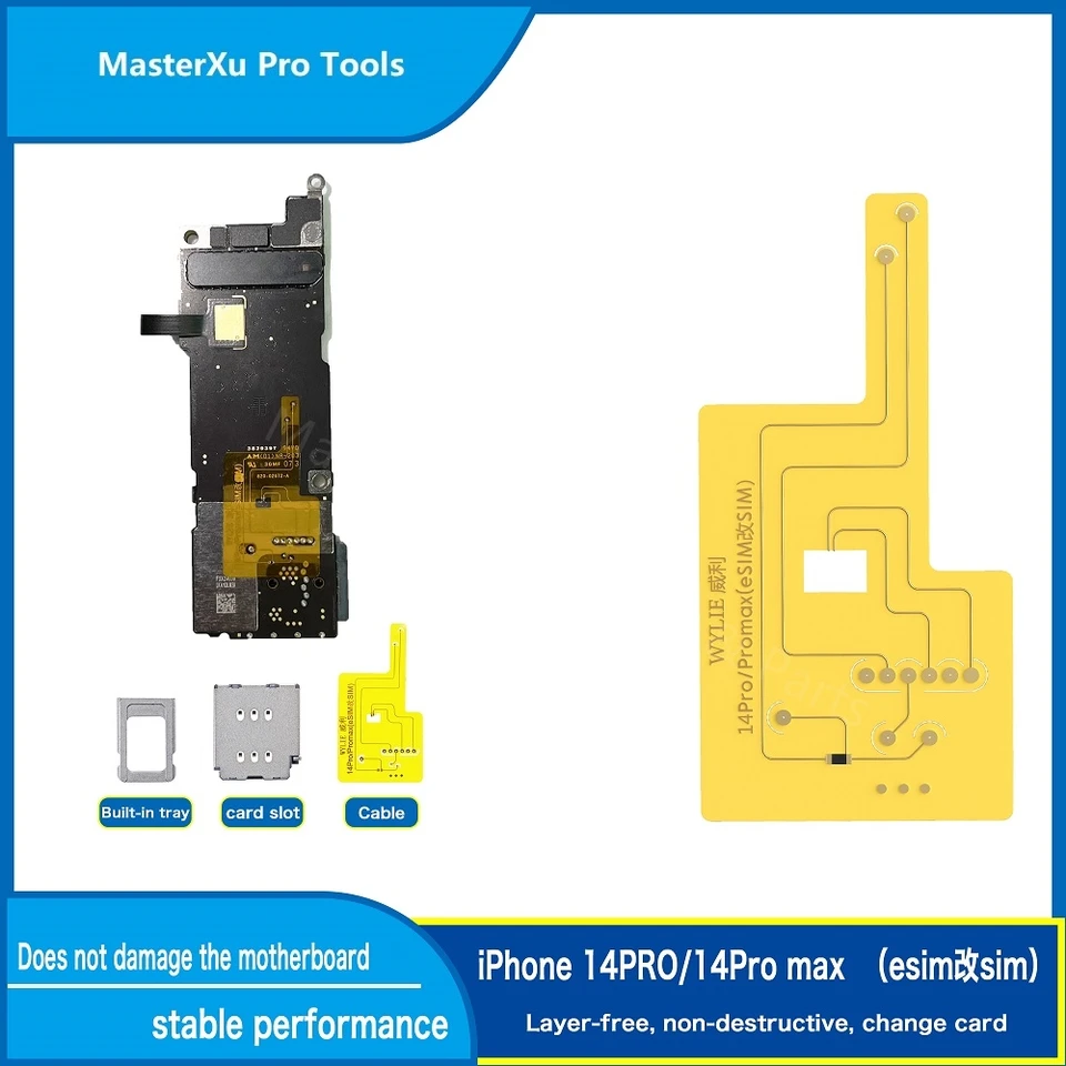MasterXu Pro Parts Esim Adapter For iPhone 14 Pro Max USA Version