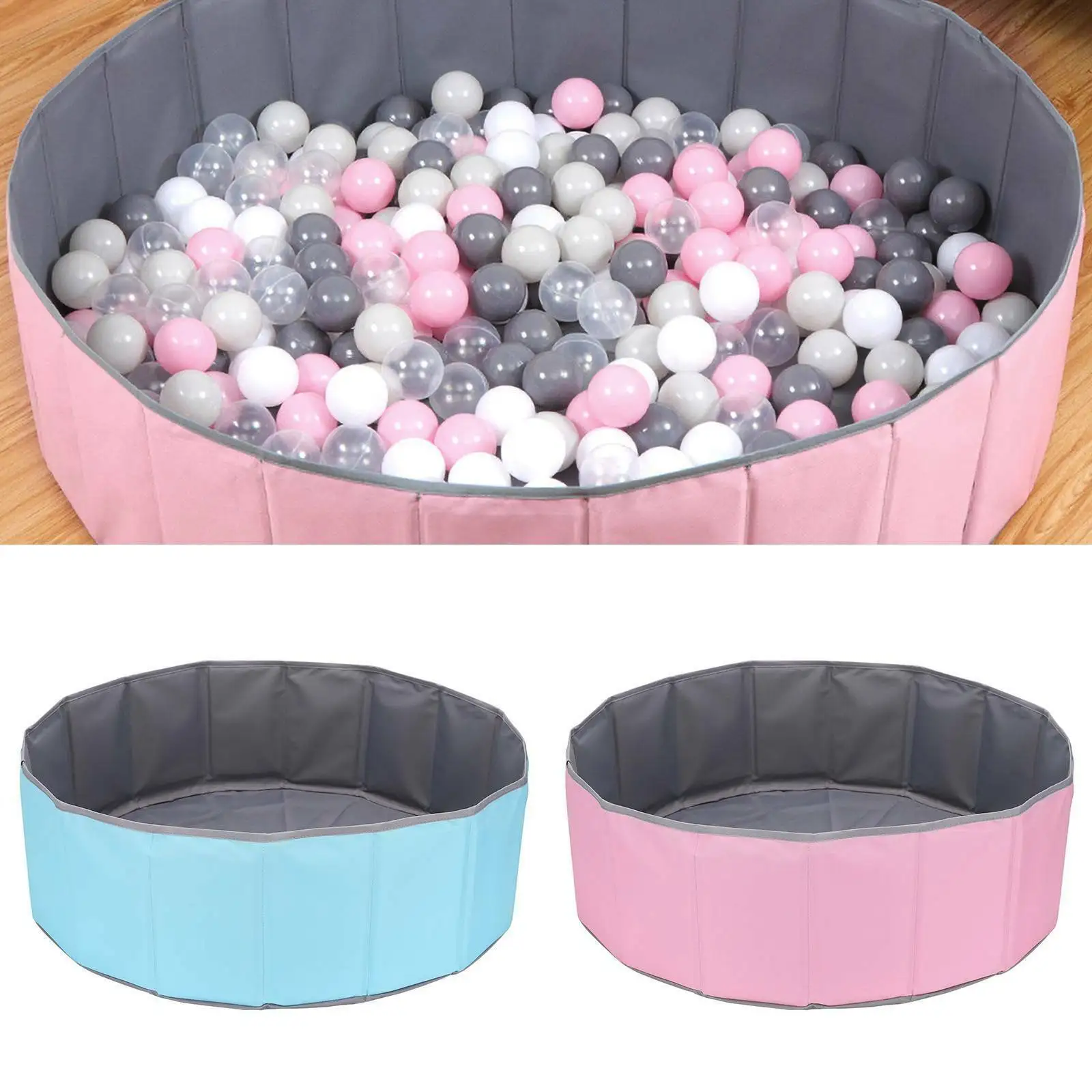 Foldable Dry Pool Infant Ball Pit Ocean Ball Playpen For Baby Ball Pool Playground Toys For Children Kids Birthday Xmas Gift 2