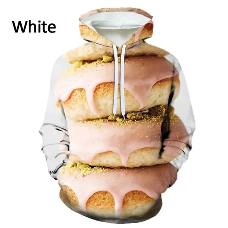 thumbnail image 1 of Sudadera con capucha y estampado 3D de comida divertida para hombre, sudadera de manga larga con capucha, sudadera informal de gran tamaño para hombre, 1 of 5