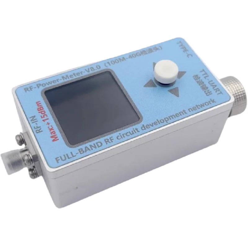 100M-40Ghz V8 TYPE-C USB RF Power Meter TTL DATA Communication Digital Display Power Detector FOR Ham Radio Amplifier 2