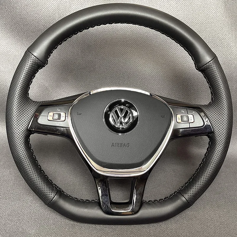 本革ステアリングホイールカバー,ピーチウッドカラー,フォルクスワーゲ