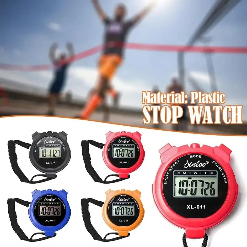 Multifunctional Stopwatch Counter Handheld Sport Stopwatch Digitale Display Fitness Timer Teller Draagbare Stopwatch Timing