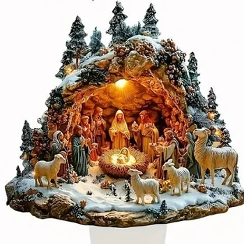 Acrylic Nativity Table Deco 1