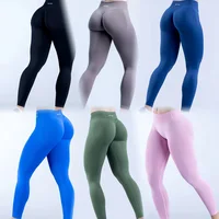 Impact Leggings Women Curl Up Seamless Yoga Pants High Quality Leggings Low Ribbed Fitness Pants High Stretch Fitness Tights 1