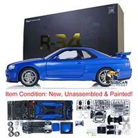 Kits Capo R34 RC Racing Car 1/8 Metal Electric High-Speed Drifting Car 2-Speed Transmission Vehicle Model Toys for Adult TH22605 1