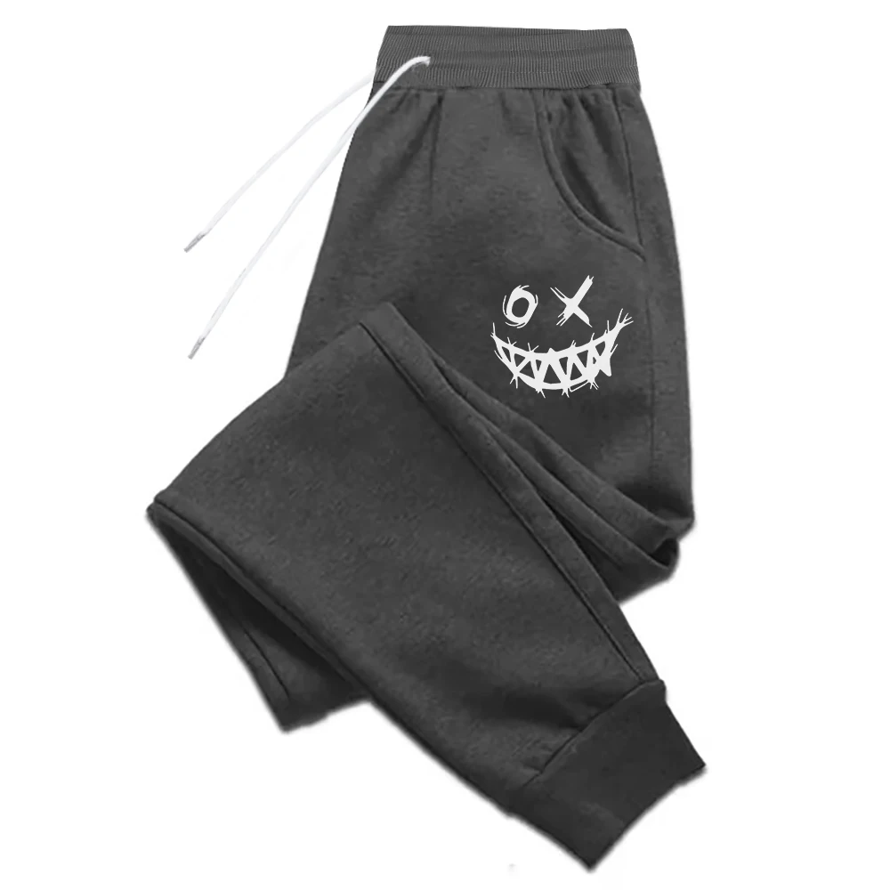 Autumn/Winter Men's Sweatpants Monster Smile Printed Lace-up Sweatpants Men Casual Pants for Daily Wear with Jogging Pants S-2XL 5
