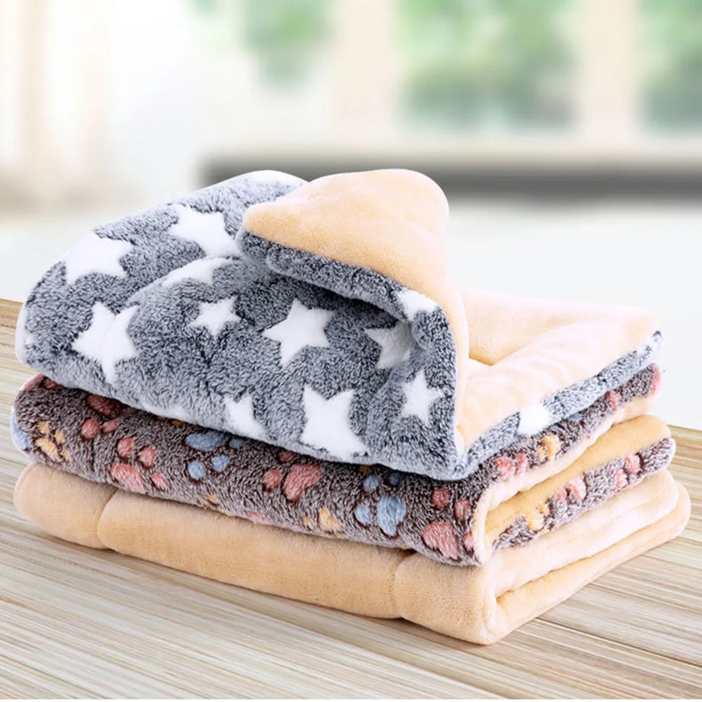 Title 7, Soft Flannel Thickened Pet Soft Fleece Pad Pet ...