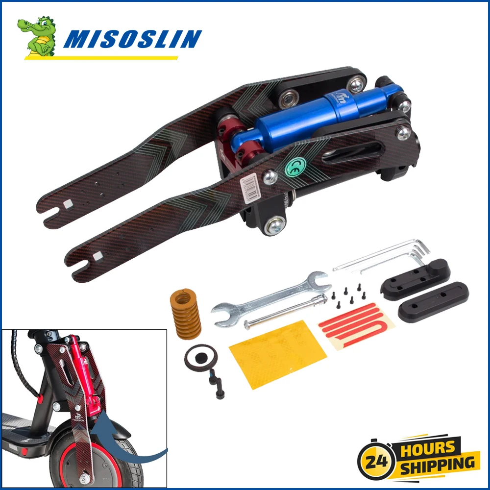 

Комплект амортизаторов Monorim M0 V5.0 для Xiaomi M365 Pro2/Pro/1s/Pro 4 /Mi3, специально для 8,5/10 дюймов, детали передней подвески с пружиной