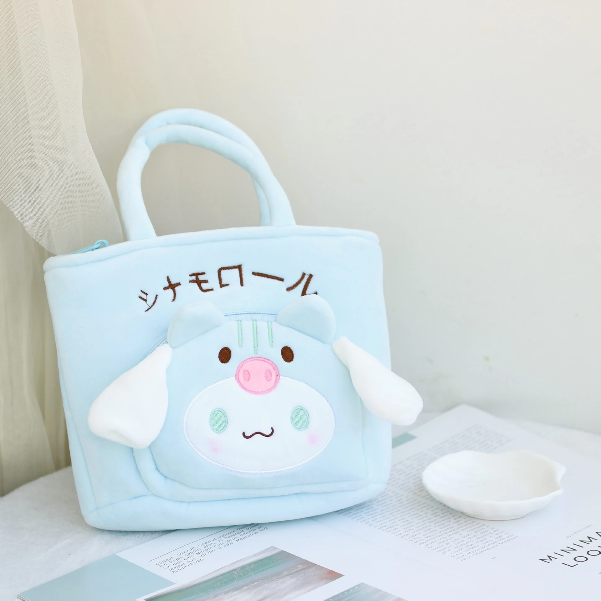 Hello Kitty Purses And Handbags Sanrio Cute Bags For Women Cinnamoroll  Korumi Kawaii Shoulder Bag Plush Cartoon Japanese Storage - Shoulder Bags -  AliExpress