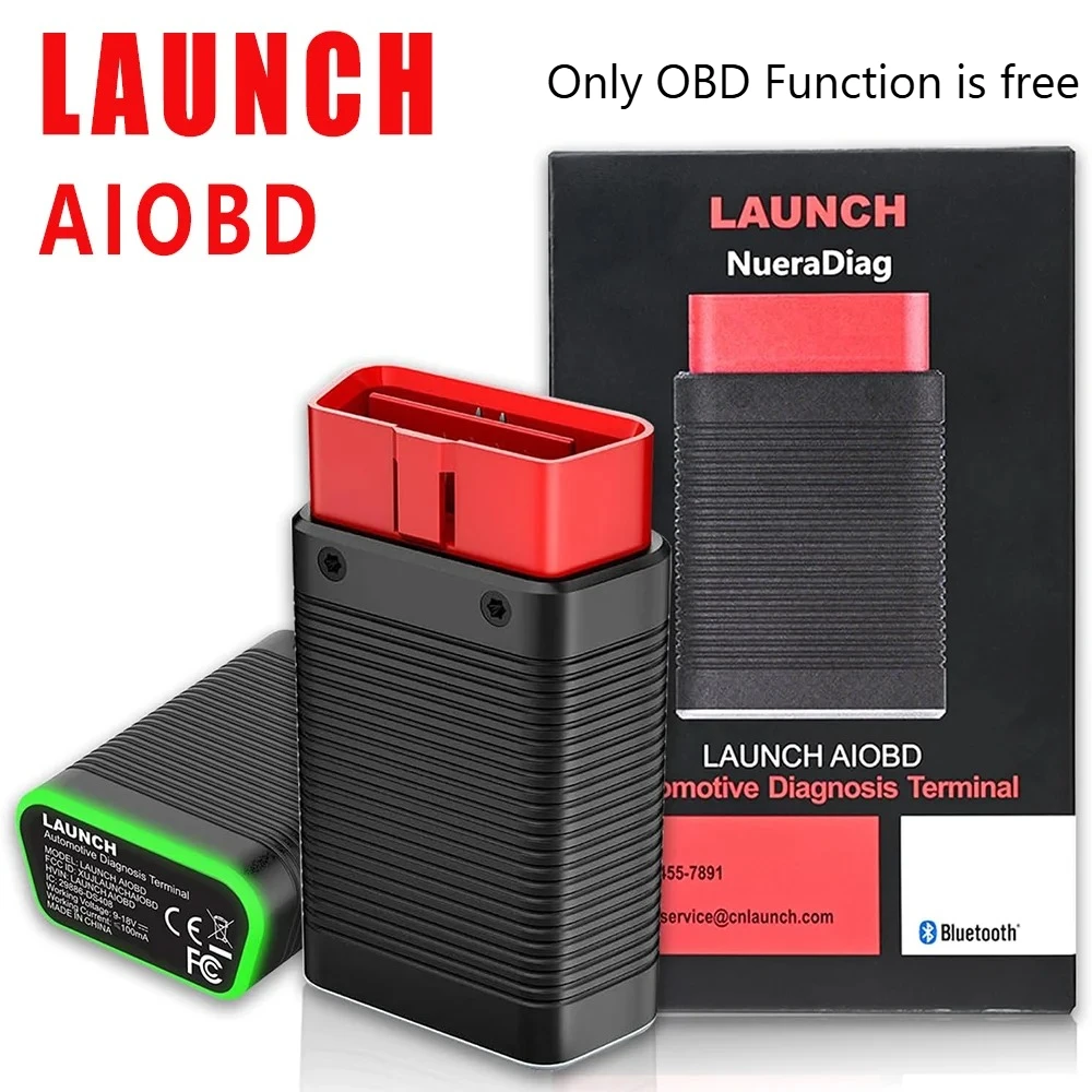 Lastest LAUNCH AIOBD Bluetooth Connector Car Diagnostic Tools Full OBD ...