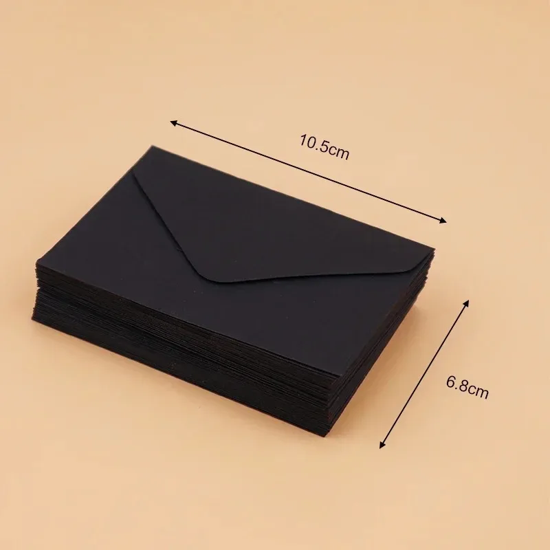 Gift Envelope Blank Mini Paper Window Envelopes Wedding Invitation Envelope Envelopes for Letters Mailers 10/20/40/80PCS window envelopes mailing envelopes mini envelopes