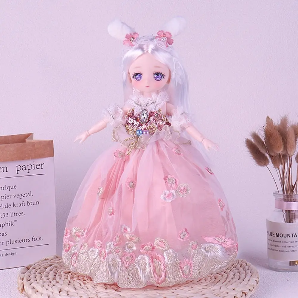 Multiple Movable 30cm Bjd Doll Toy Removable Joint Doll Attractive Eyes Lace Princess Doll BJD Dolls Ball-jointed
