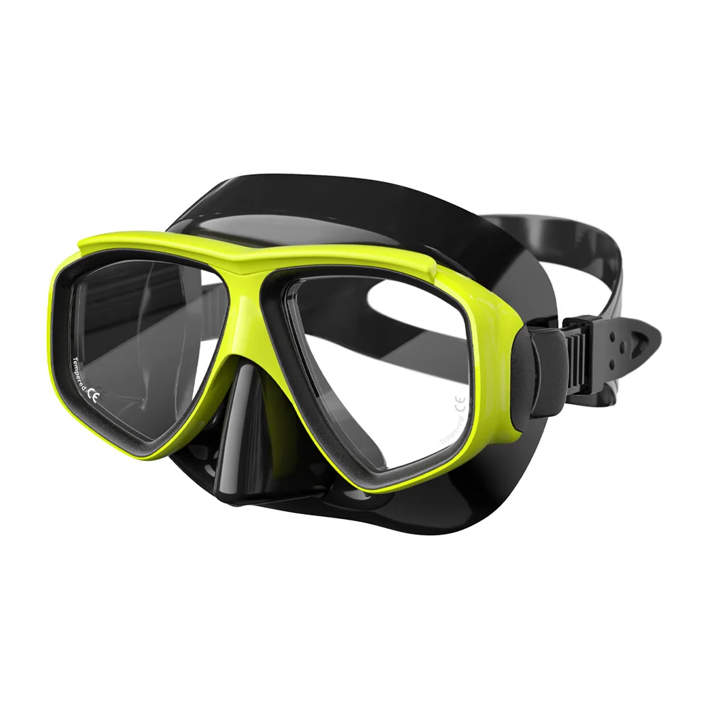 JSJM Professional Swimming Diving Mask Waterproof Silicone Glasses Swimming Glasses UV Goggles Scuba Masks Snorkeling Tube Set 6