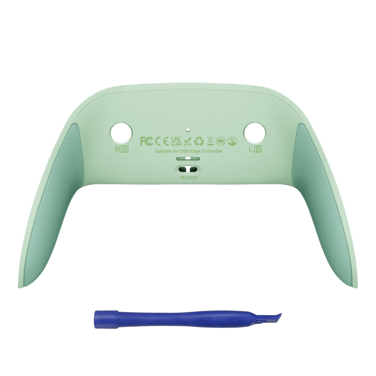 Decorative Bottom Shell with Soft Rubber Grip for DIY Replacement (Controller Not Included)