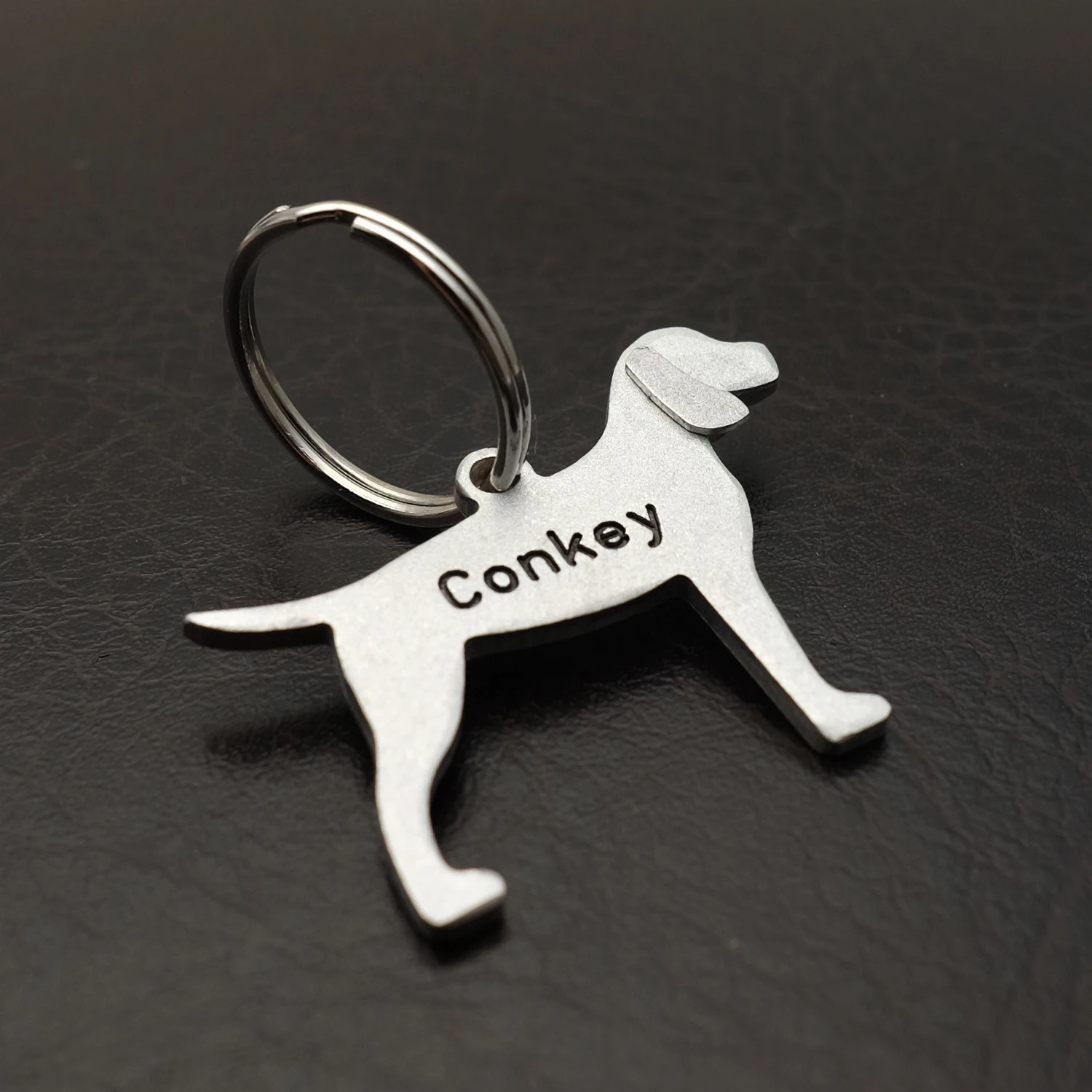 

Personalized Dog Tag Custom Pointer Dog Id Tag Collar Engraved Metal Pet Accessories Pet Identification Tag Keyring 8 Dog Breeds