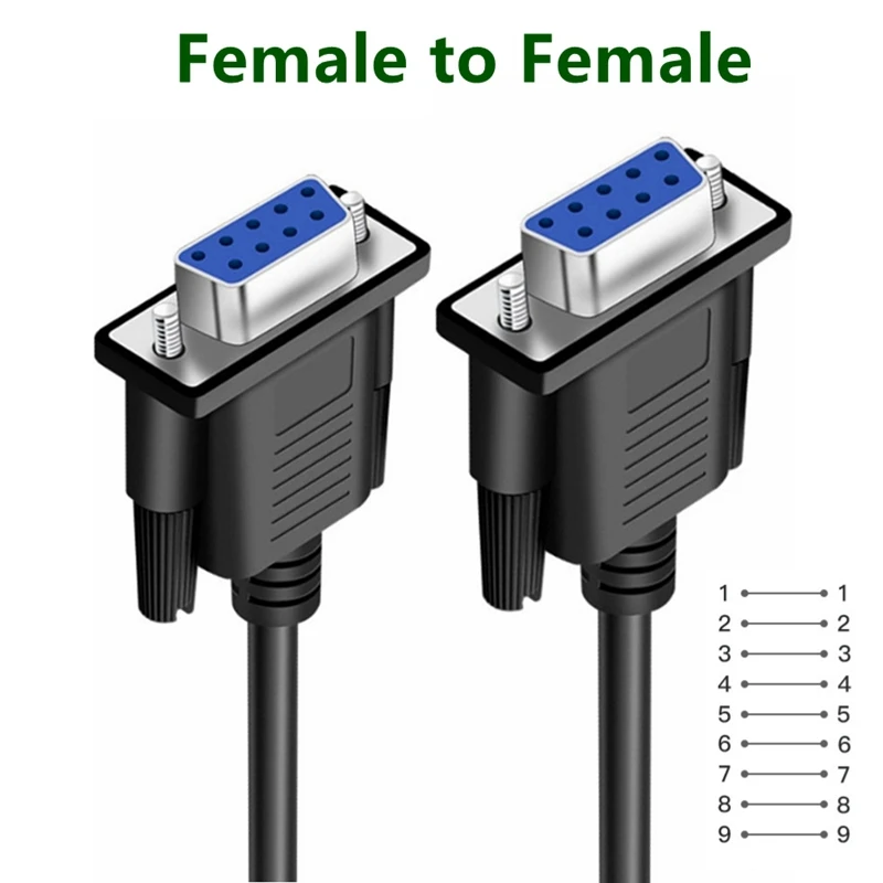 รูปสินค้า สายเชื่อมต่อ RS232 9-Pin ขยายระยะ 1-1 สำหรับคอมพิวเตอร์