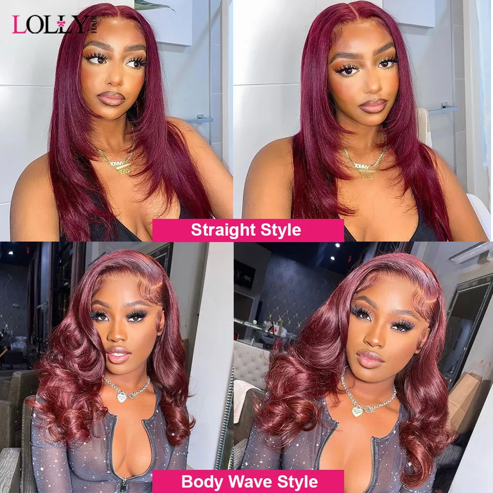 99J Body Wave Bundles Colored Burgundy Red Human Hair Bundles Brazilian Hair Extension Remy Weave 30 Inch human hair extensions