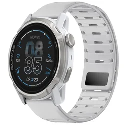 22mm Silicone Magnetic Wristband Strap in Classic Black - Suunto Vertical 2 - 1 (Light gray)