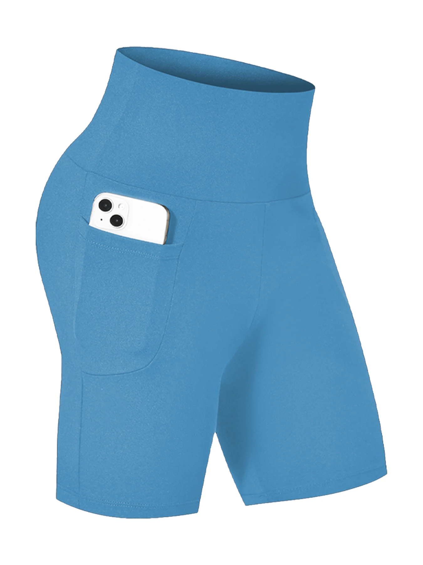 High Waisted Biker Shorts For Women With Pockets No See Through Workout Running Yoga Athletic Shorts Push Up Gym  Fitness