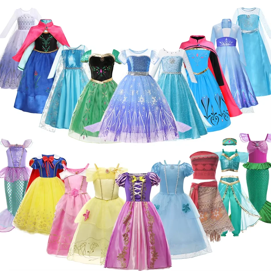strapless open back dress Princess Dress- Yellow Large (7-8)