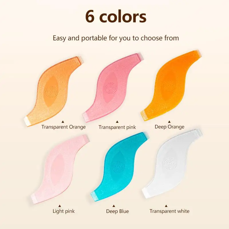 5PCS S 모양 속눈썹 펌 브러쉬 재사용 가능한 속눈썹 눈썹 리프팅 컬러 플라..