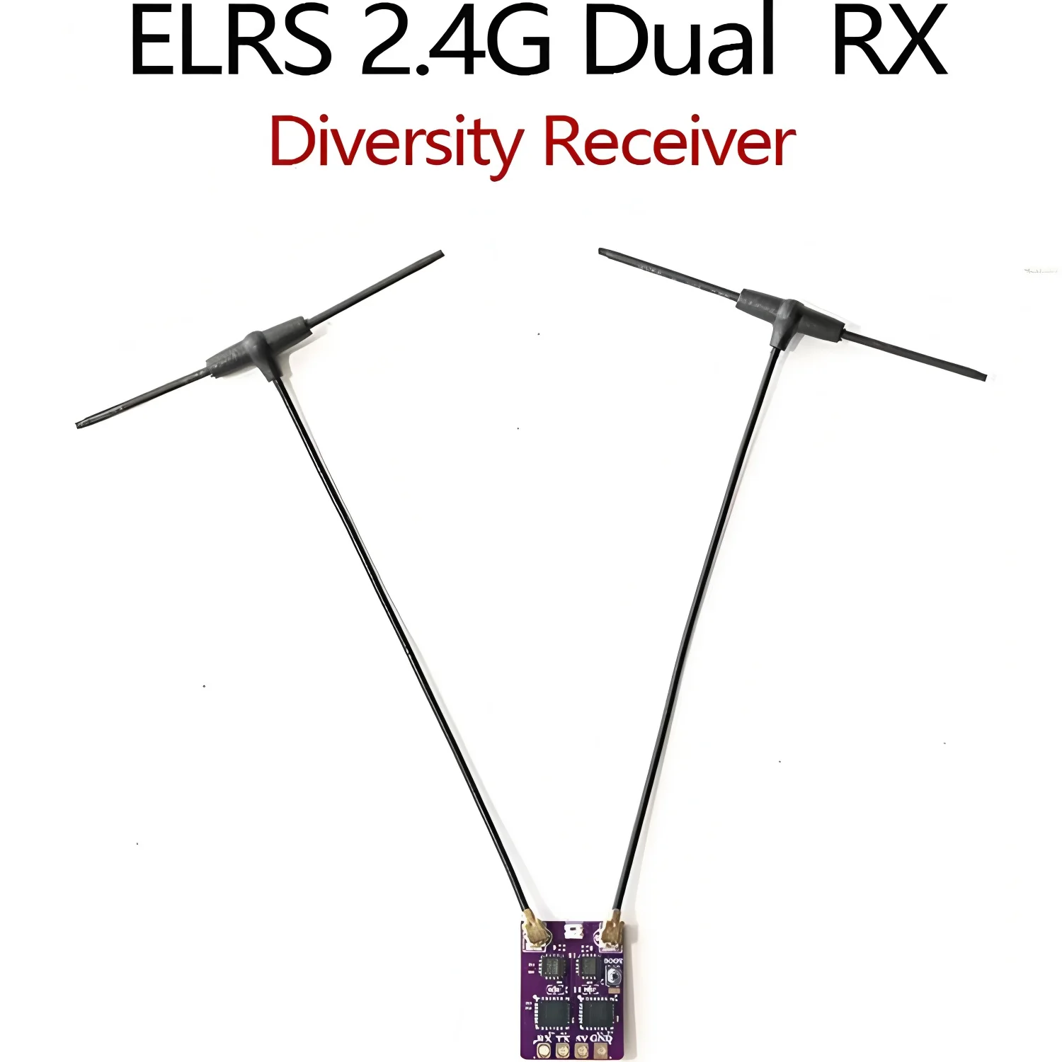 Récepteur Diversité ELRS 2.4G Dual Antenne – Lot 1, 2 ou 4 Pièces