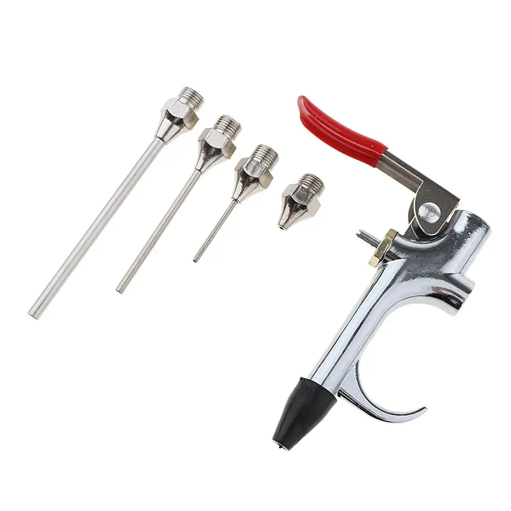 

Air-Blow-gun Accessory - 5 Pieces Air Compressor Tools Silver