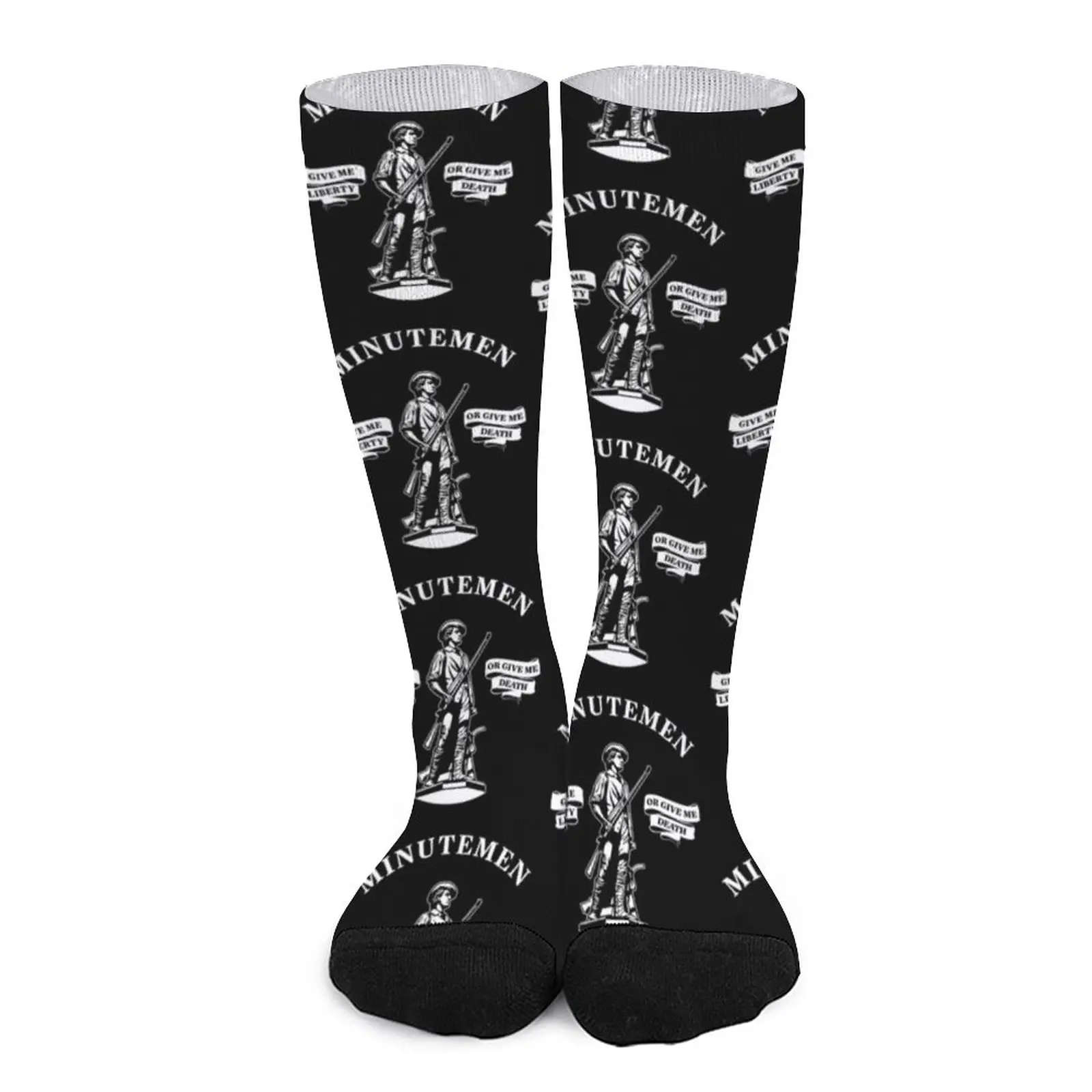 Minutemen 4th of July 1776 USA America Socks Fun socks socks designer brand Stockings man valentine gift ideas