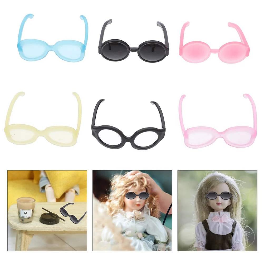

60 Pcs Miniature Toys Glasses Sunglasses Eyewear Cosplay Eyeglasses for Plastic Accessories