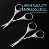 1pcs Beauty Small Eyebrow Scissors Curved Rounded Facial Nose Hair Trimming Tweezer Vibrissa Eyelashes Grooming Makeup Tool 4