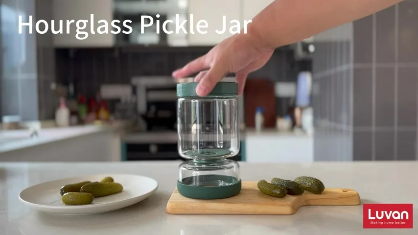 Décor Petit Bocal De Rangement En Verre Avec Couvercle Eambou Boîtes De Rangement Hermétiques