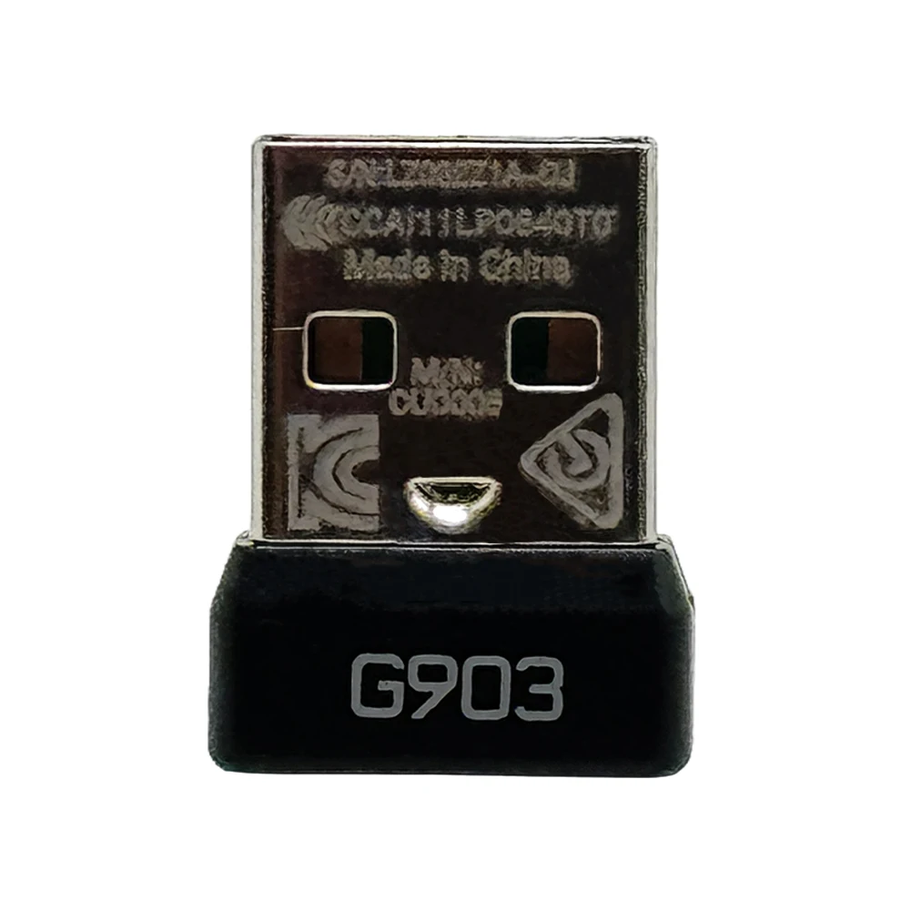 2.4Ghz USB Receiver For Logitech G903 Mouse Plug And Play Wireless USB Dongle Adapter Portable Gaming Mouse Receivers Adapters