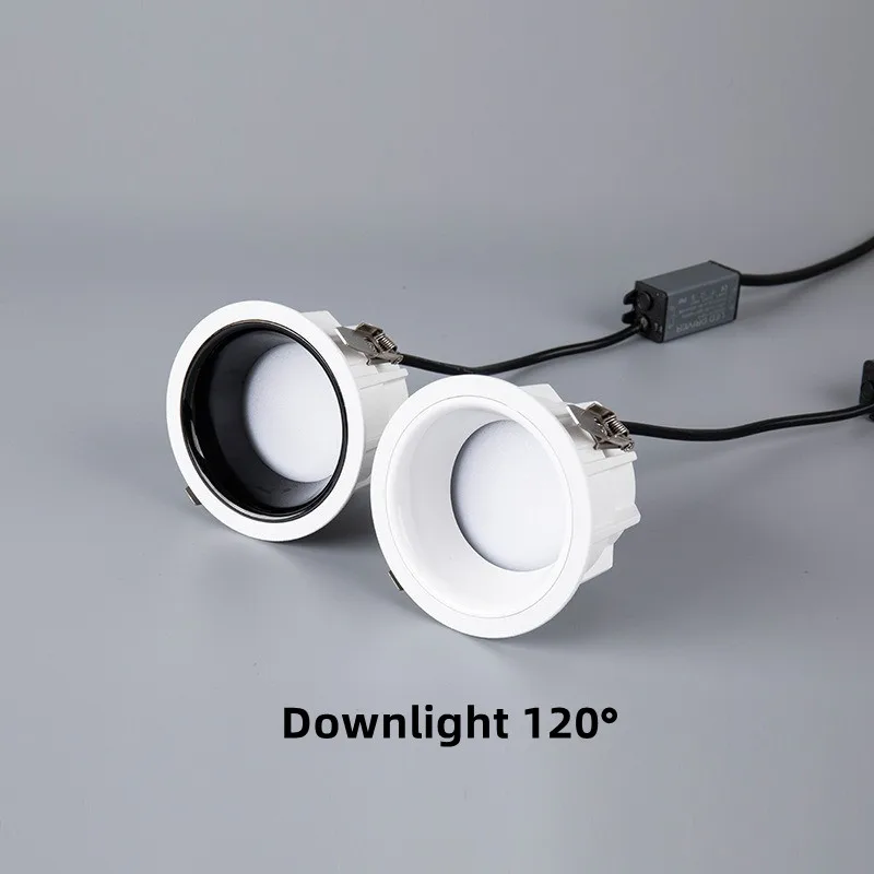 IP65 방수 통 7W 10W 12W 최근 눈부심 방지 LED COB 스포트 라이트 75mm 컷아웃 AC85-265V 주방, 욕실, 화장실용