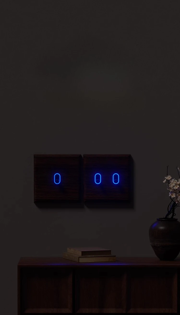 vintage brass toggle switch with led