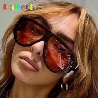 Lunettes de soleil aviateur surdimensionnées 2025 pour femmes et hommes – Protection UV, monture épaisse, style unique, lunettes de créateur de luxe 4