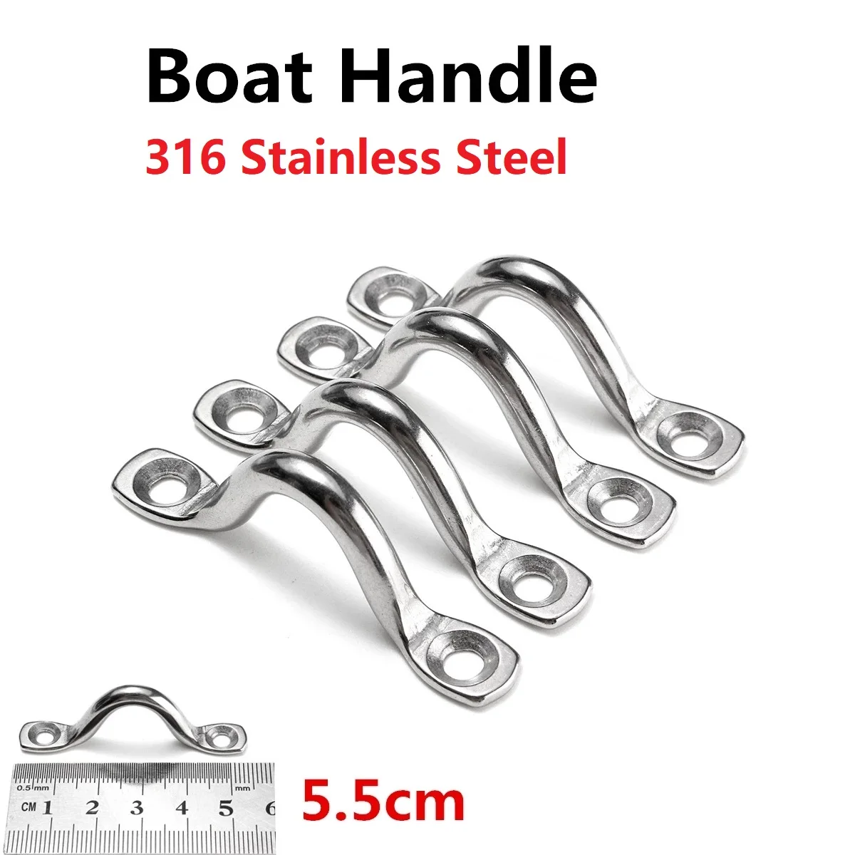 5PCS/10PCS Wire Eye Straps Saddle Clip 316 Stainless Steel Boat Yacht Ship Marine Plate Staple Ring Hook Handle Doorknob love hearts couple anime lanyard badge holder id card lanyards mobile phone rope key lanyard neck straps keychain key ring gifts