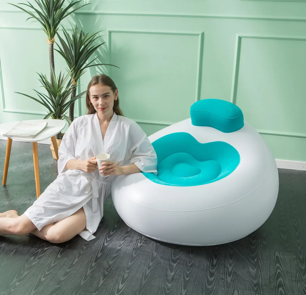 Letto Singolo Gonfiabile Poltrona Gonfiabile Floccata Divano A