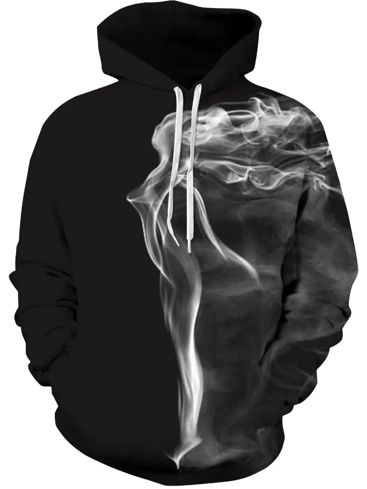 

Мужская толстовка с капюшоном и 3D-графикой, с цифровым принтом