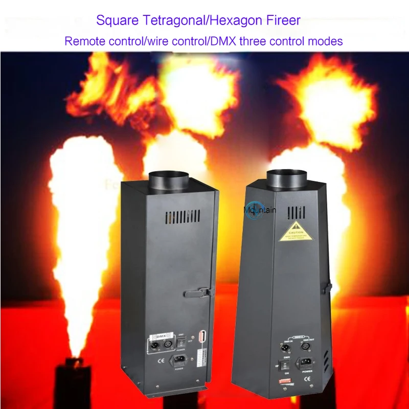 Hot Sale Stage 200W 6 Angle Flamethrower Outdoor Dmx Remote Control Real Flame M